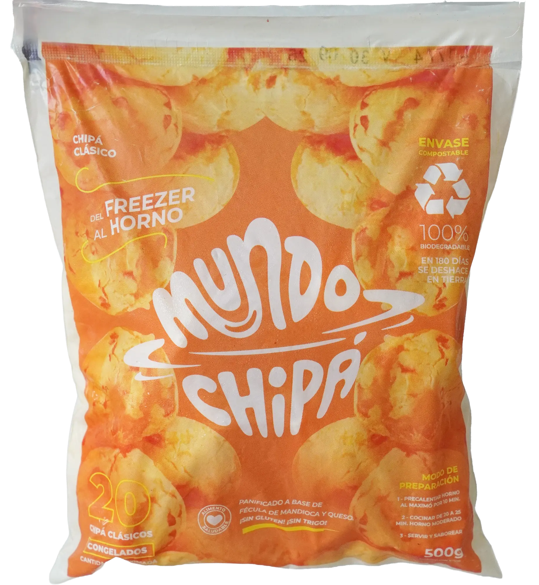 Paquete de 500 grs de chipá clásico